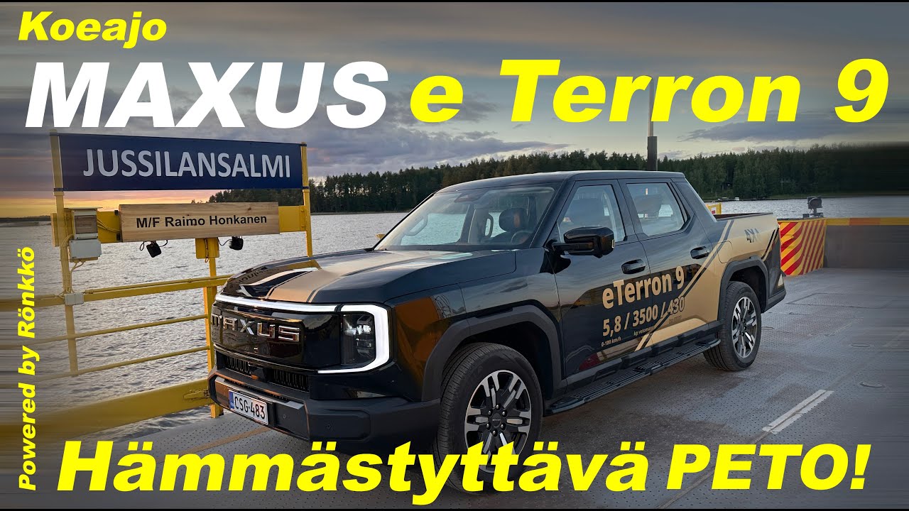 Maxus e Terron 9 koeajo: Jo on peto autokseen!