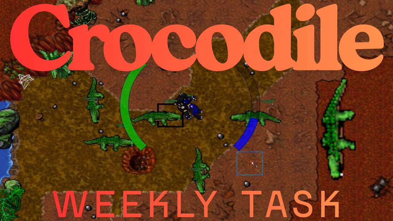 Tibia Crocodile Port Hope Weekly Task Bestiary Task #tibia #tibia2026 #tibiaglobal #weeklytask