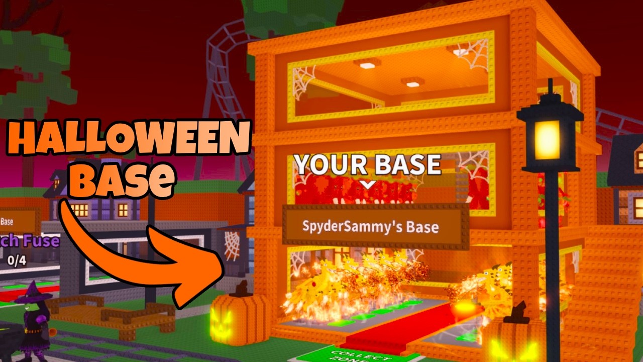 Я открыл базу Хэллоуина в Roblox. Украл Brainrot..