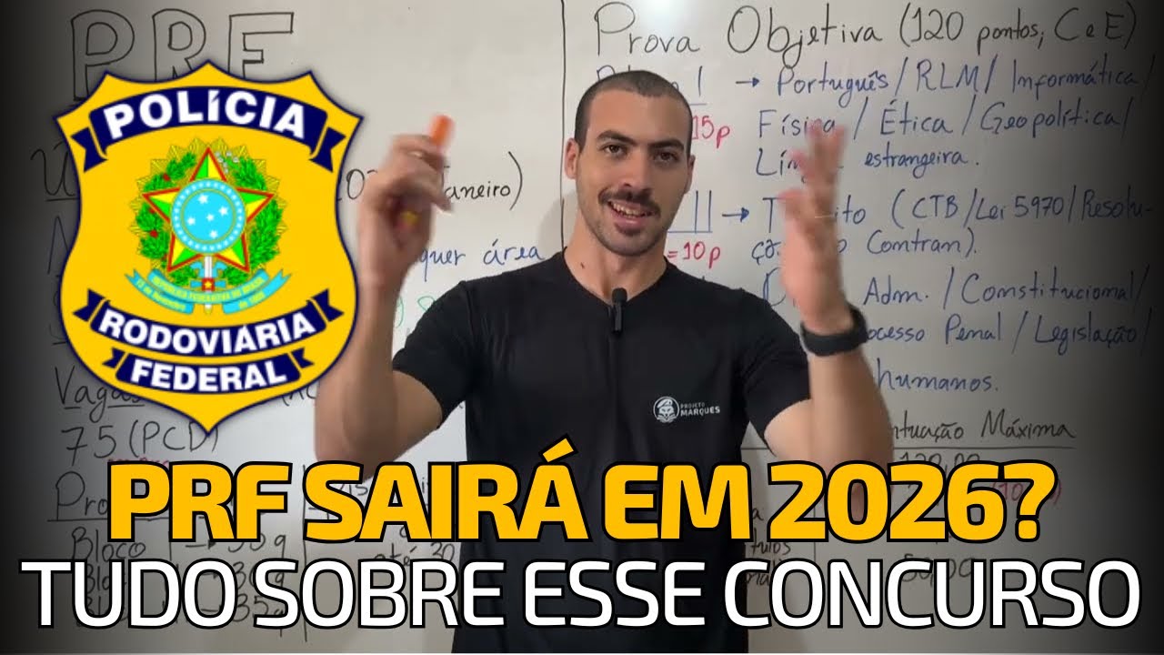PRF VAI SAIR EM BREVE!? O MELHOR CONCURSO PARA ESTUDAR