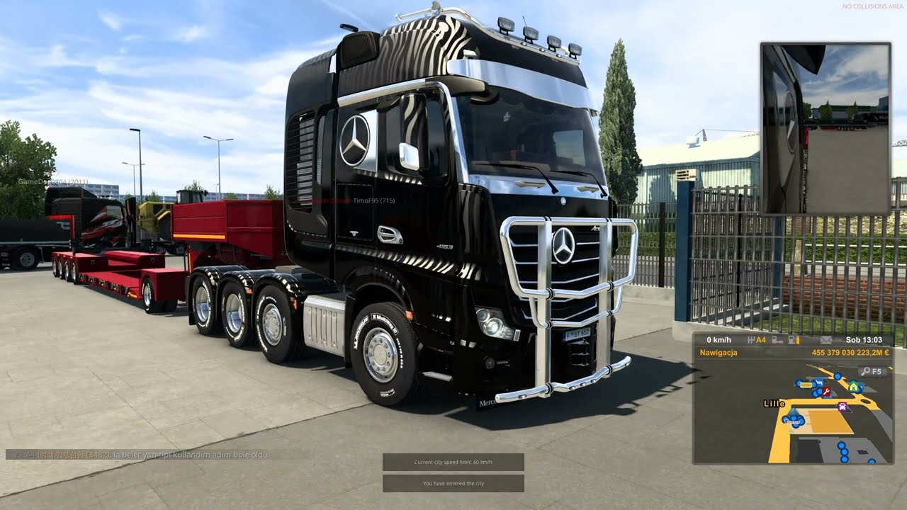 Mercedes-Benz New Actros GigaSpace  Walec Drogowy / Euro Truck Simulator 2