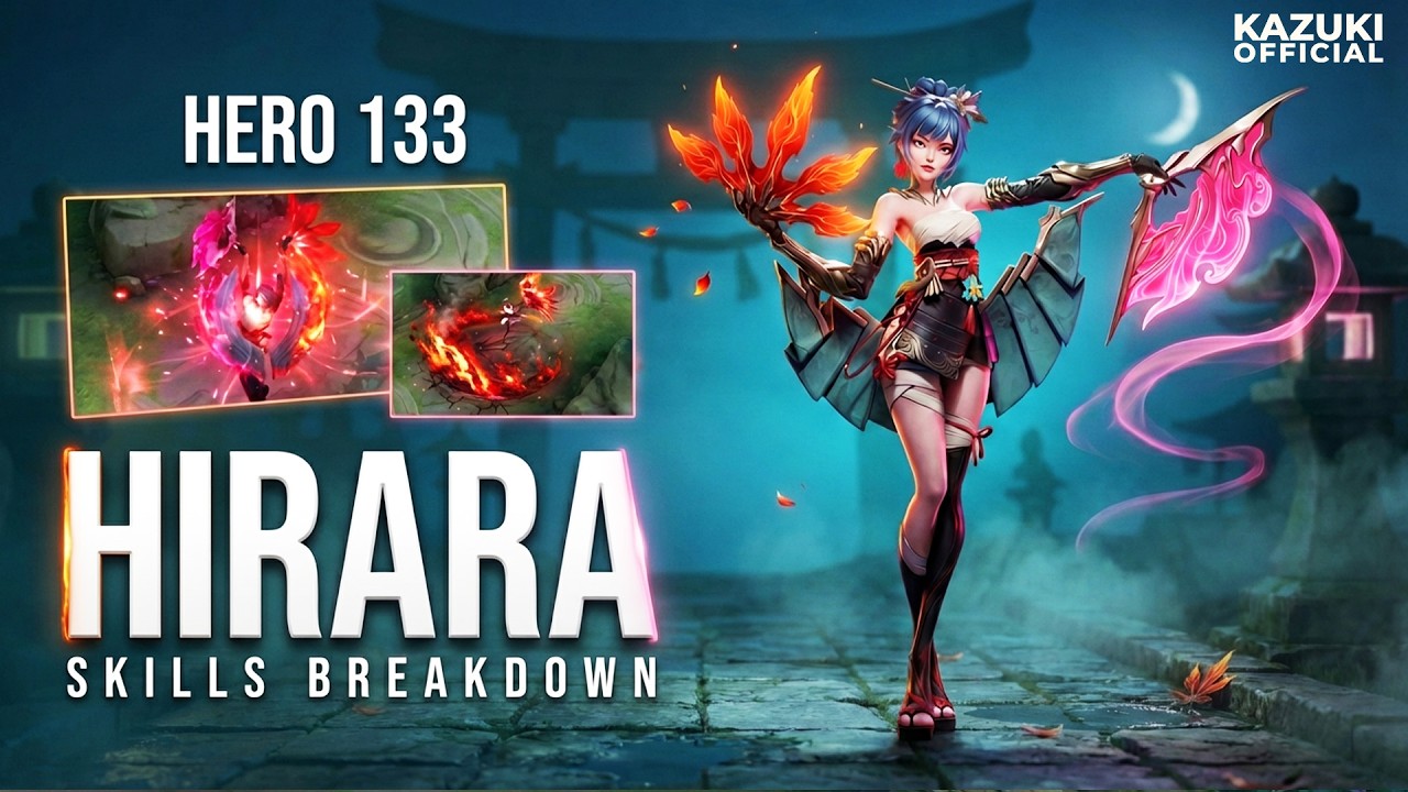 NEW Hero 133 Hirara is the New Female ASSASSIN | Skills, Combos & Lore Explained