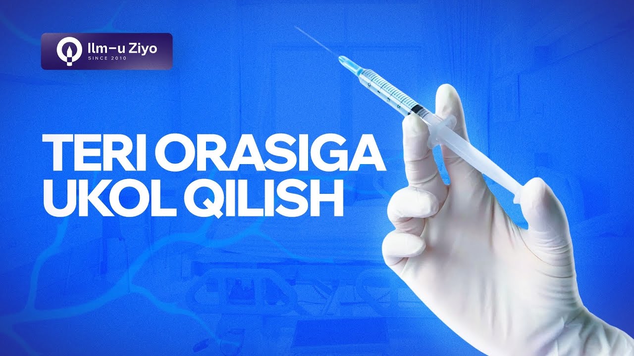 Teri orasiga ukol qilish! | 6 daqiqa | 3-dars
