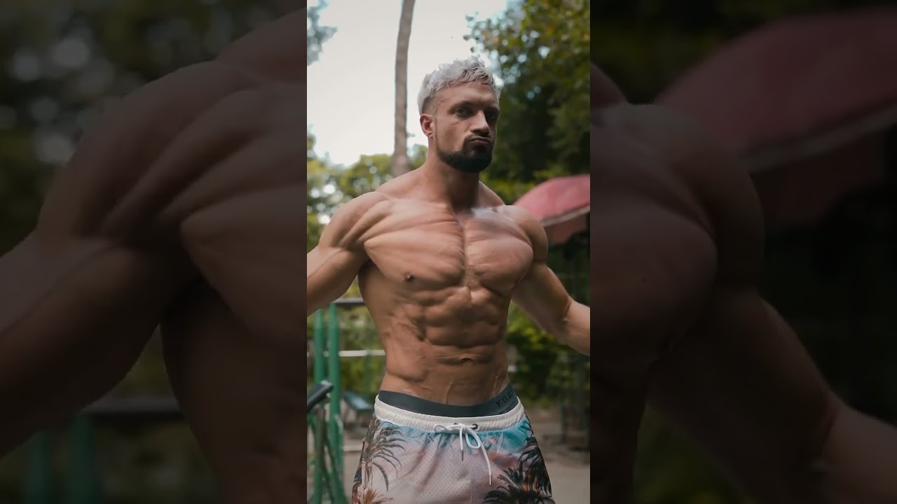 CHEST RIPPLE ‼️👀 jo lindner - joesthetics ⚡️ Alien gains ⚡️ #trending #shorts 👇🏻❤️&zwj;🔥👀
