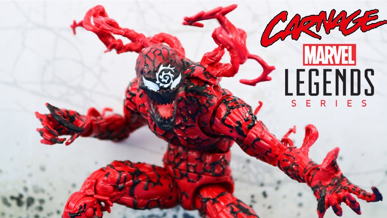Marvel Legends CARNAGE - CARNIFICINA wave Venompool action figure review Hasbro