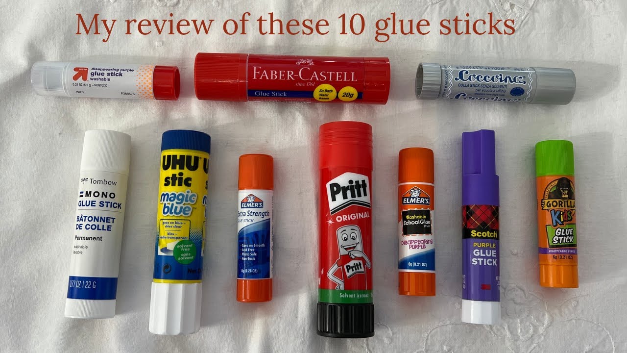 My review of these 10 glue sticks