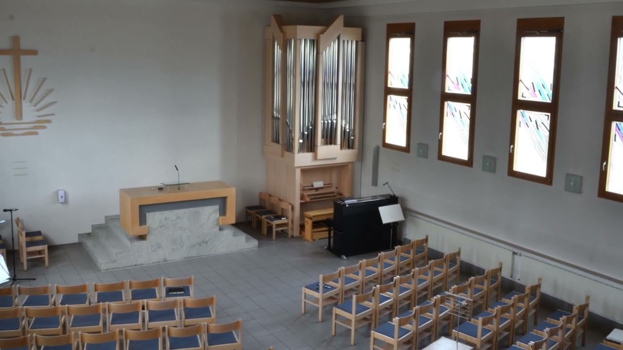 Die Orgel in der neuapostolischen Kirche Balingen - J. S. Bach, Nun komm, der Heiden Heiland BWV 659