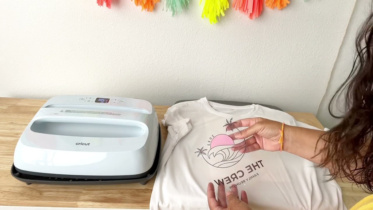 Cricut Easy Press and App Review- showing how it works with Bluetooth!