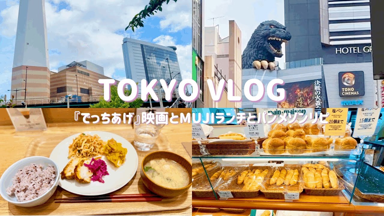 【4K】TOKYO VLOG | TOHOシネマズ新宿 | Cafe&Meal MUJI 新宿店 | pain ･ maison新宿店