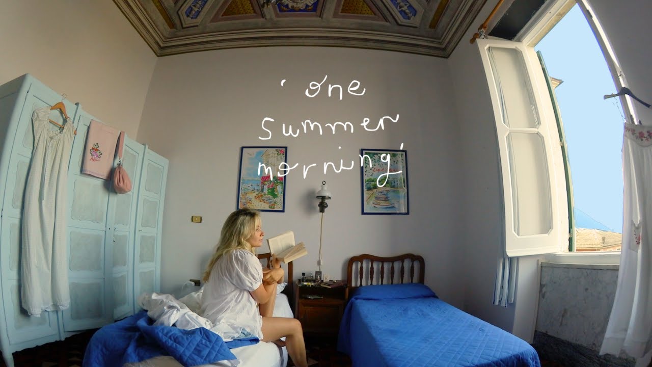 my morning routine somewhere in northern italy