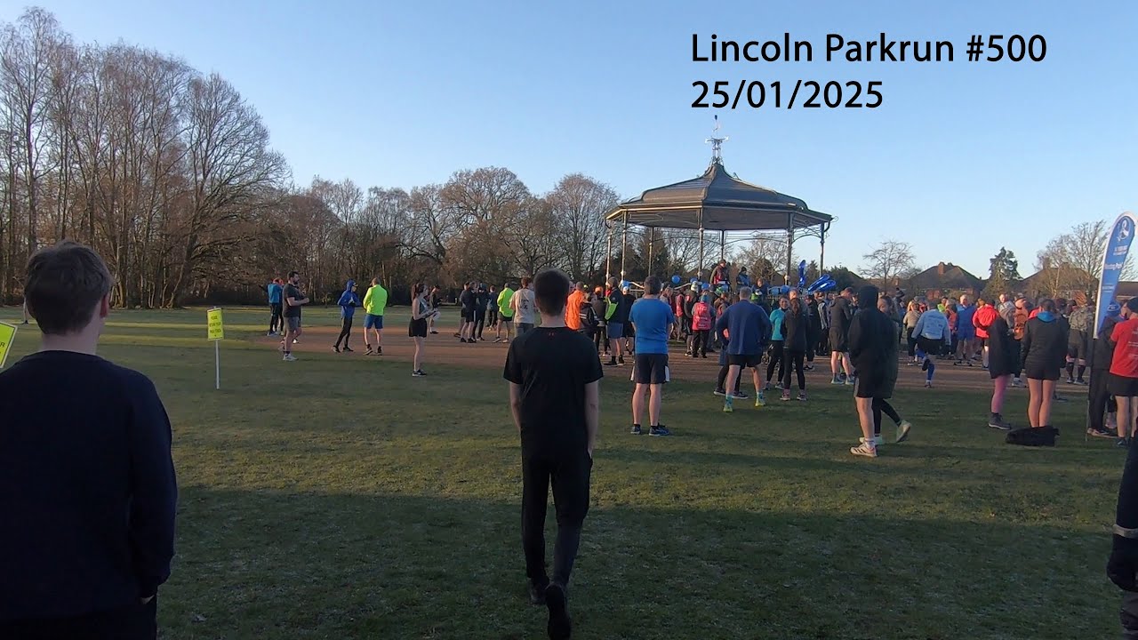 Lincoln parkRun #500 25th Jan 2025 parkFun 500th Celebrations