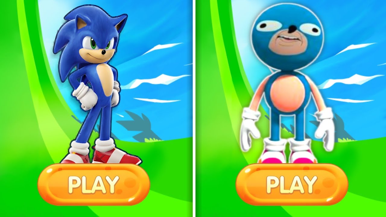 Sonic Dash Vs Go Sonic Goo!!!- Gameplay Speed Battle| Epic Run 🔥💪🏻