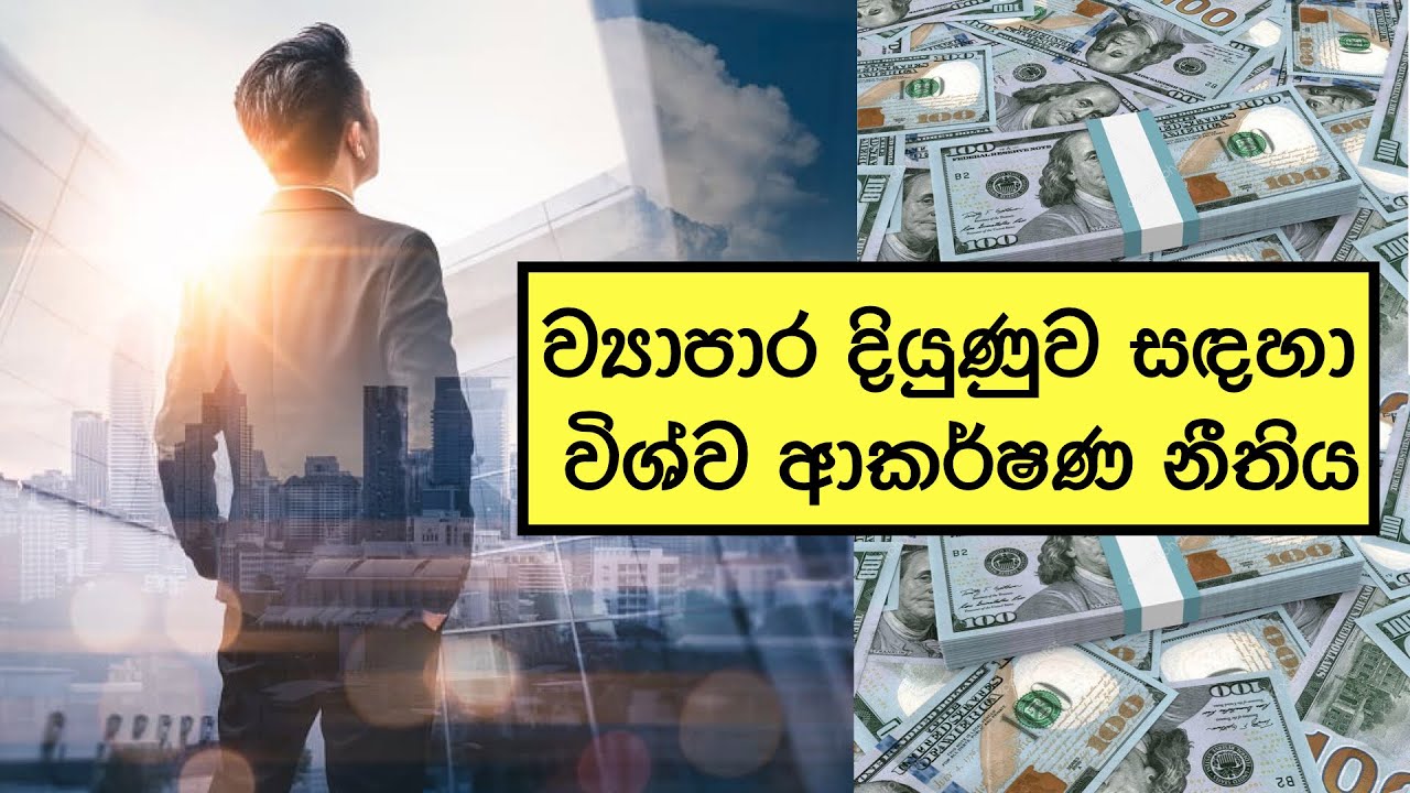 Law of attraction for business success - Sinhala
