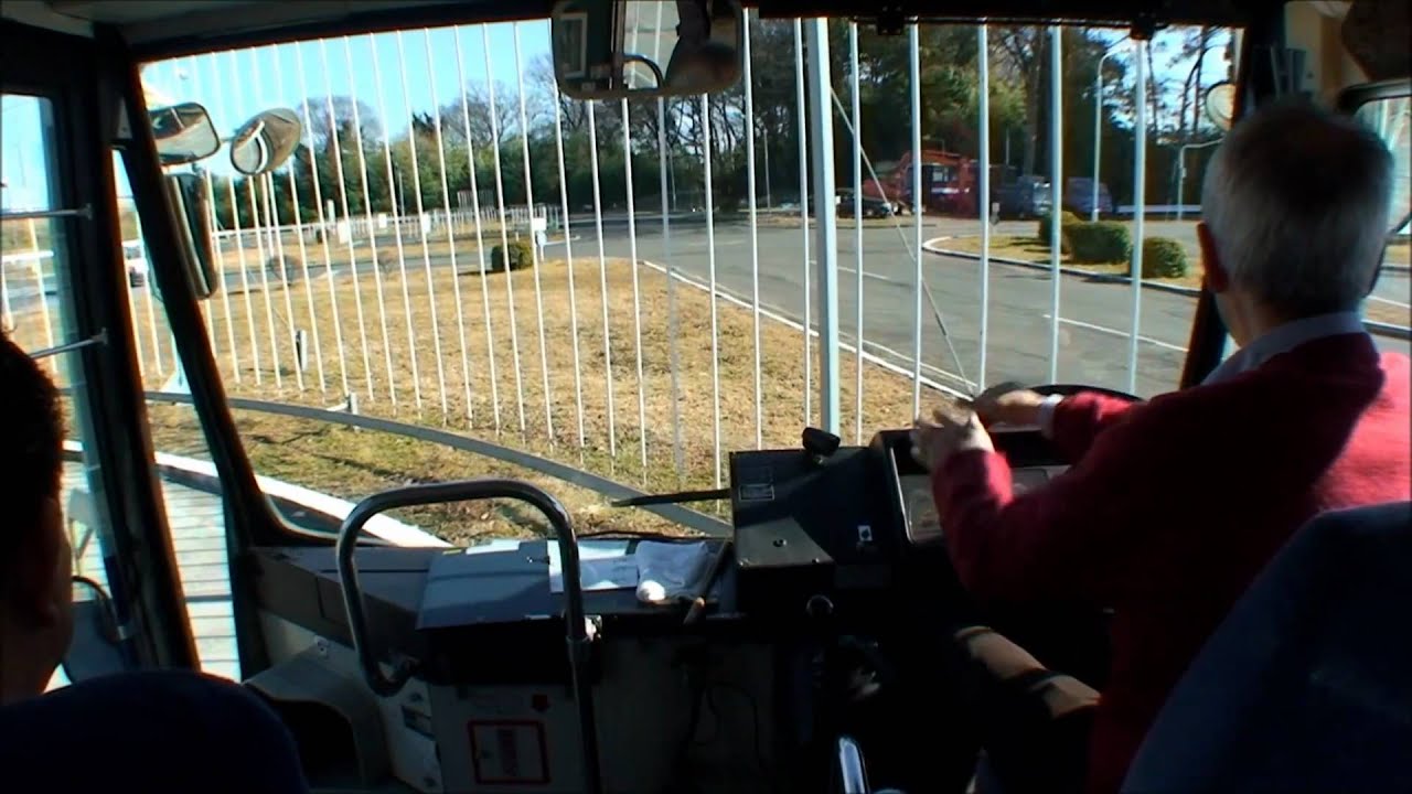 大型二種　初めてＳ字でバック！（バスの運転）　チャンネル登録ありがとう！