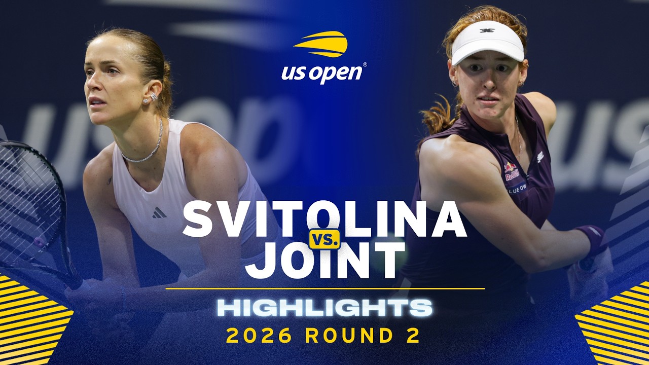 Elina Svitolina vs. Maya Joint Highlights | 2026 US Open Round 2