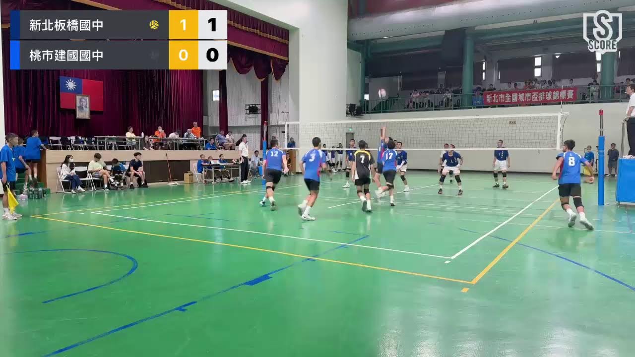 114年城市杯排球賽國男組新北板橋vs桃市建國