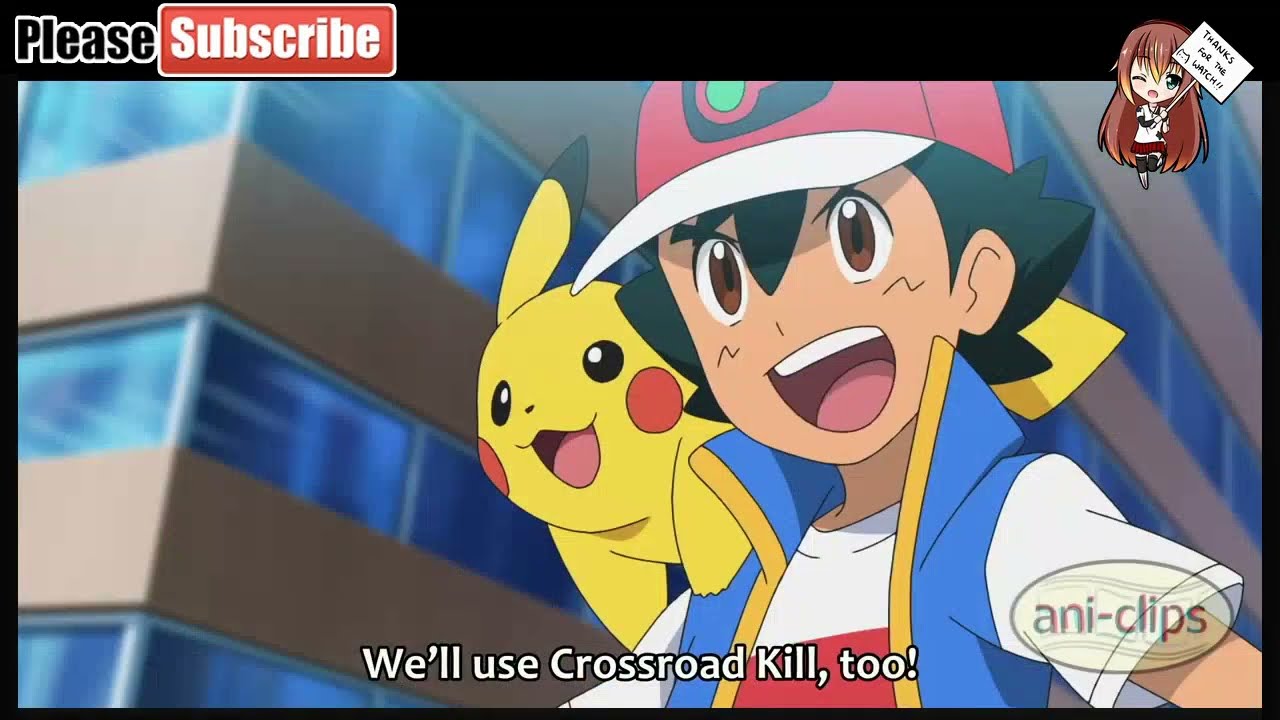 Ash's Farfetch'd Evolve and battle with Rinto's Gallade   Pokemon Journeys
