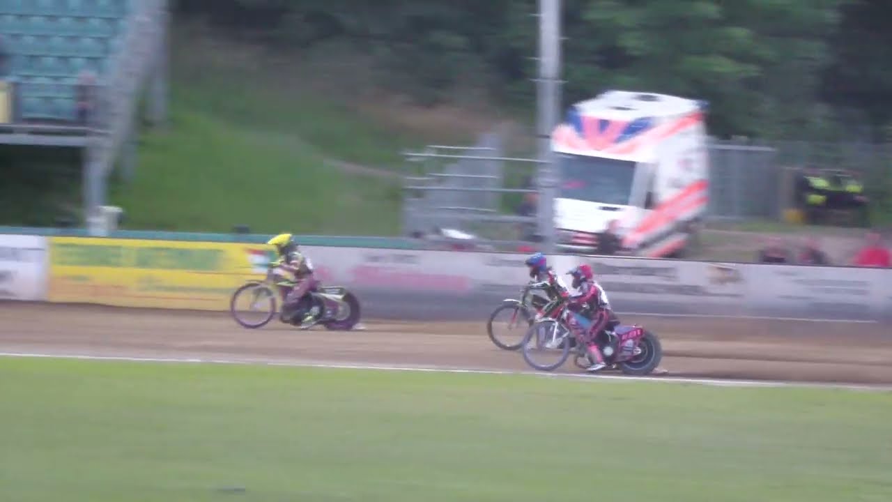 Nynke Sijbesma 4e heat FIM Women's Speedway Gold Trophy (WSA) in Teterow, 22 juni 2024