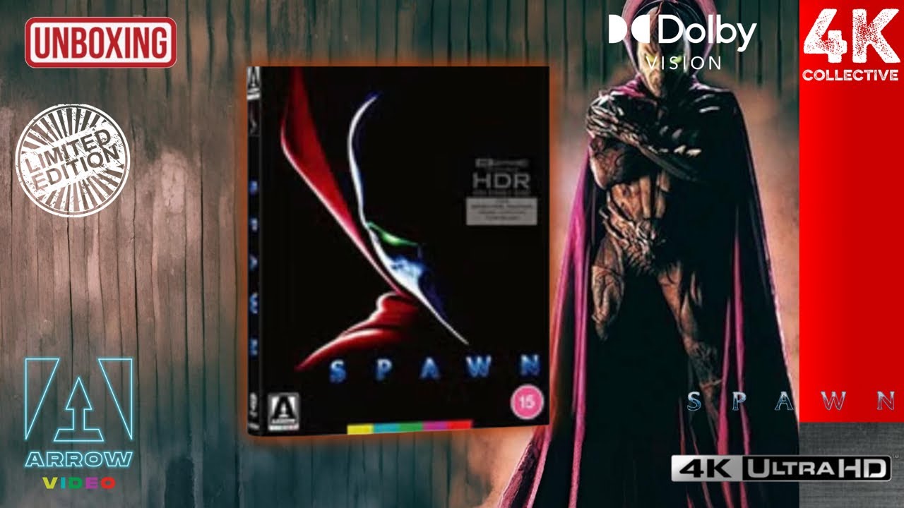 Spawn 4K UltraHD Blu-Ray Arrow Video Limited Edition Unboxing