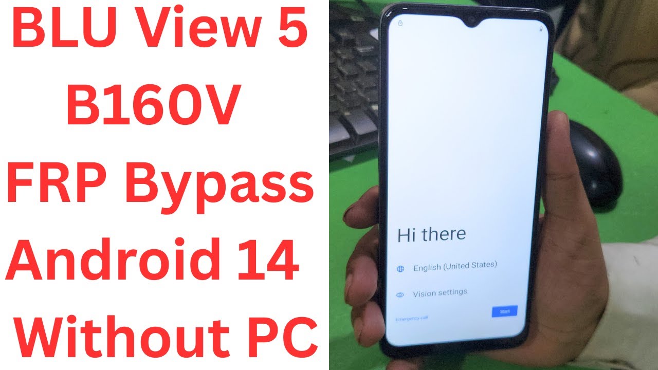 BLU View 5 B160V FRP Bypass Android 14 (2026) | Without PC |  blu b160v frp bypass android 14