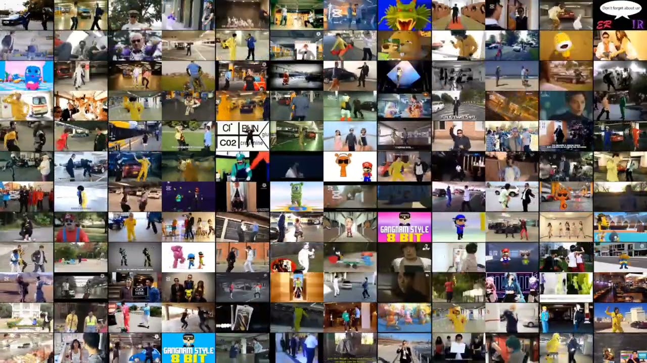 144 Gangnam Style Parody Mashup Remake