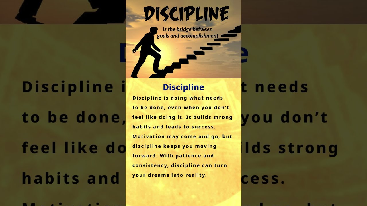 Discipline