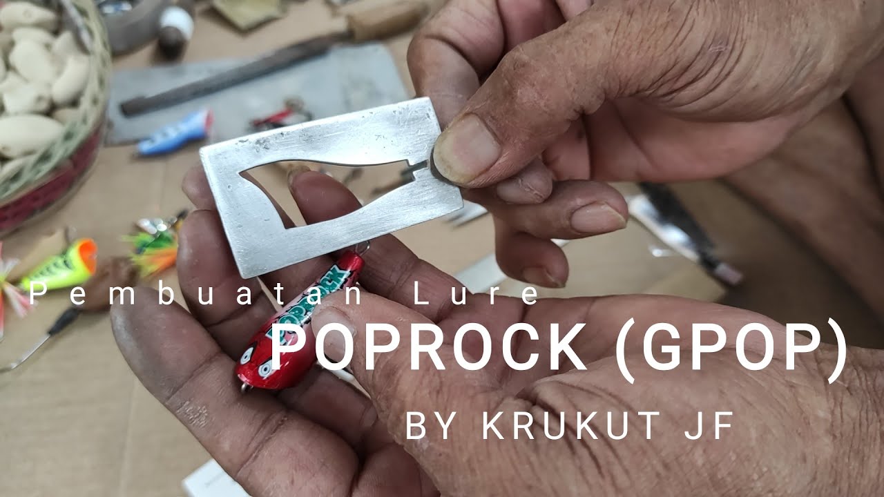 PROSES PEMBUATAN LURE POPROCK || by Krukut JF