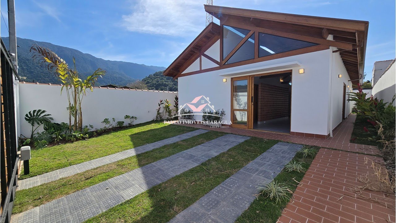 CA0491 - Casa nova a venda com 3 dorm na Praia do Massaguaçu a 970 metros da orla - Caraguatatuba/SP
