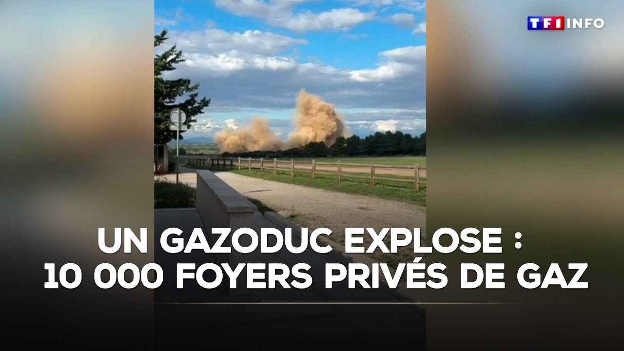 Un gazoduc explose : 11 000 foyers privés de gaz｜TF1 INFO