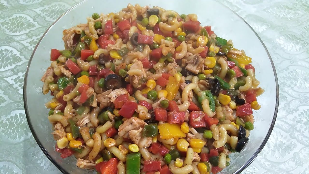 Quick Macaroni Salad | Pasta Salad Recipe | Chicken Macaroni Salad | Zaiqon Ki Dunya