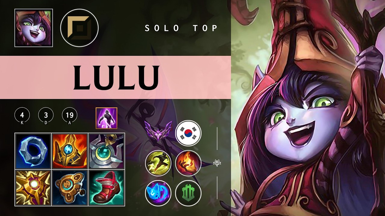 Lulu Top vs Karthus - KR Master Patch 26.05