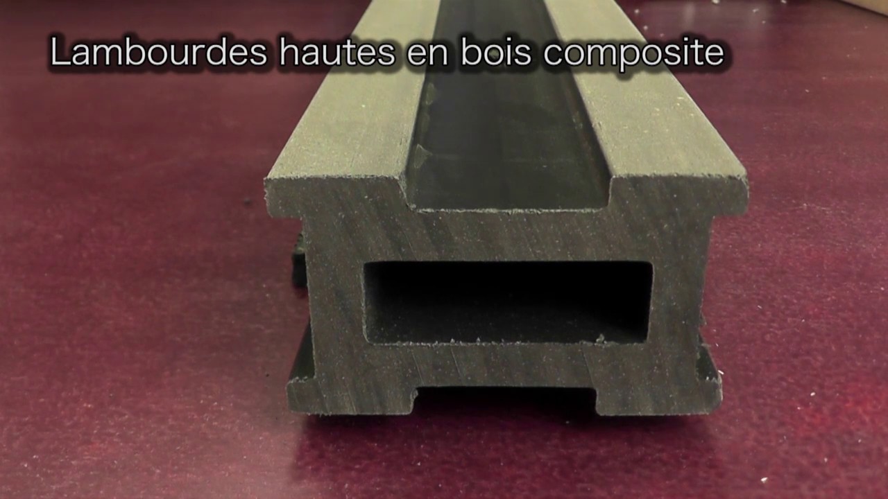 DREAMDECK Bois Composite lambourdes et clips 4/5 | TraumGarten