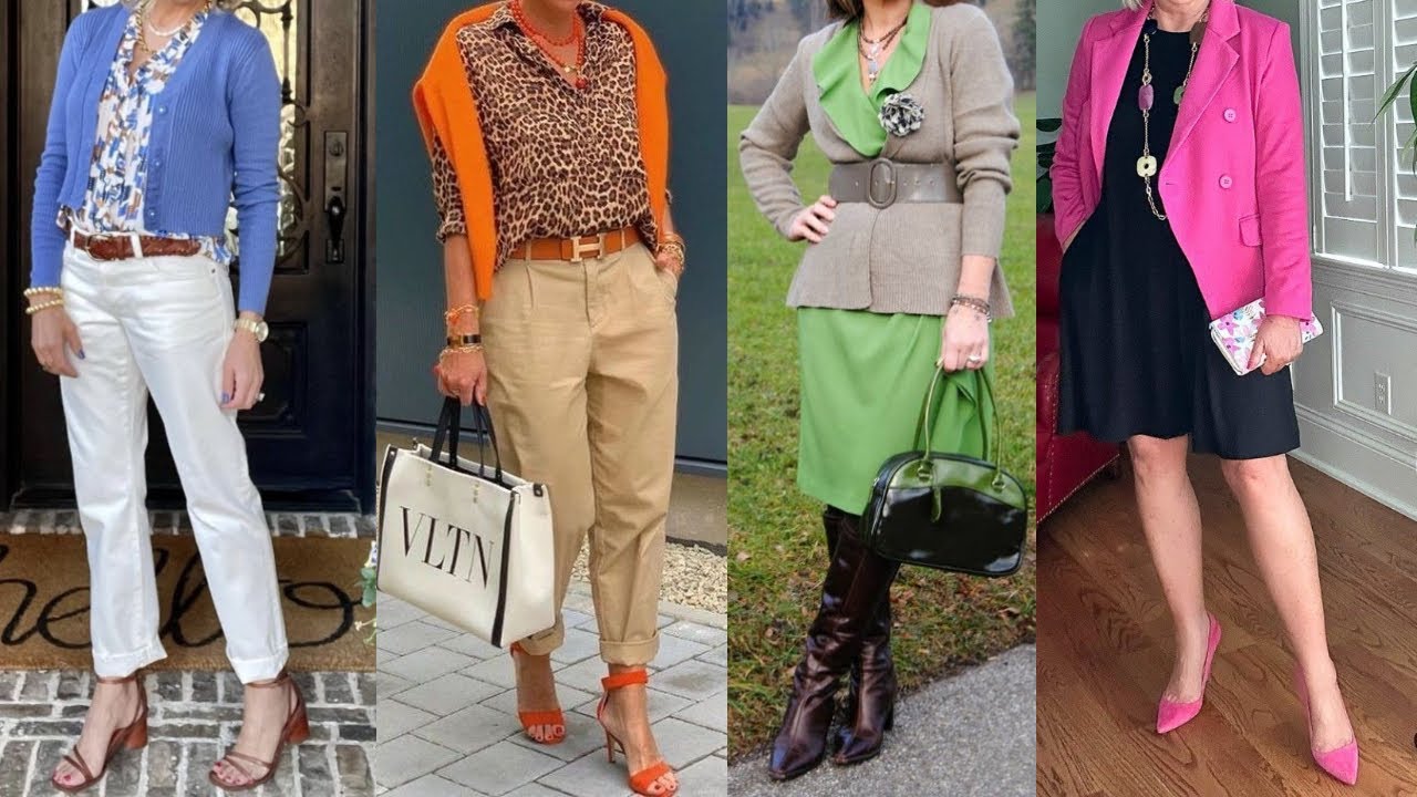 OUTFITS COMODOS Y ELEGANTES PARA VESTIR PASADOS LOS 50 60 70 80 AÑOS, MODA COMODA PARA MUJER MADURA