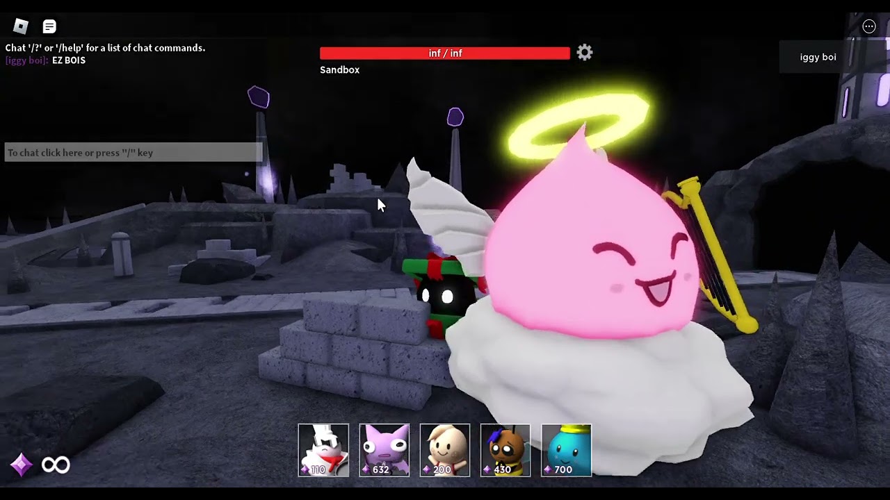 tower heroes sandbox mode hero stats :D