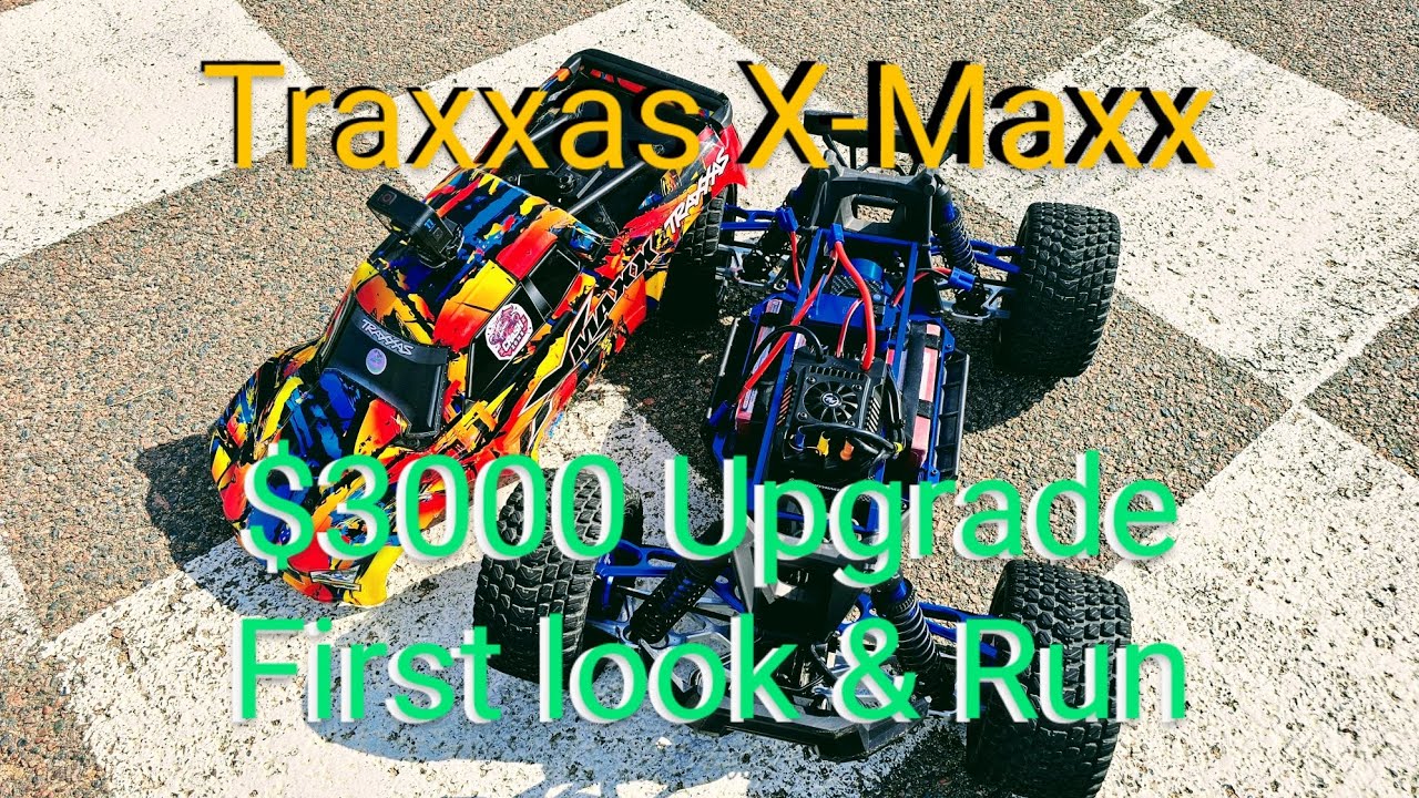 Traxxas X-Maxx 8S $3000 Upgrade (first look & run) #rccar #rcb #rcvehicles #upgrade