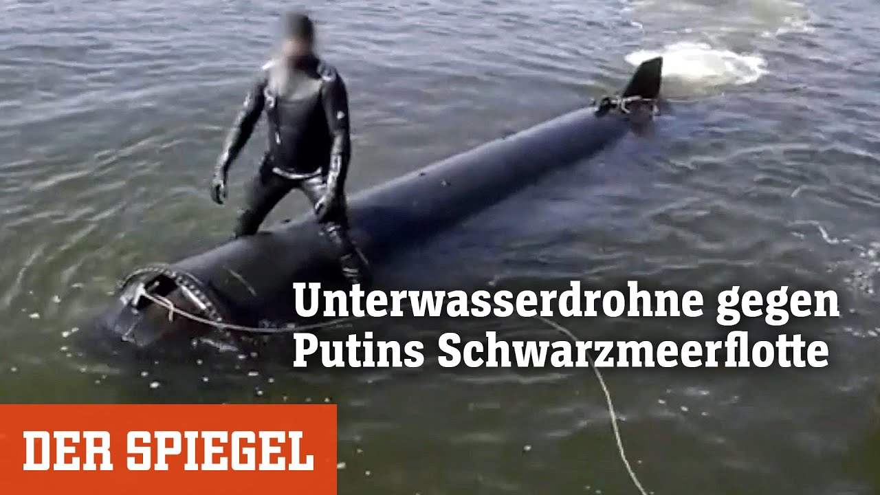 Ukrainische Entwicklung: Unterwasserdrohne gegen Putins Schwarzmeerflotte | DER SPIEGEL