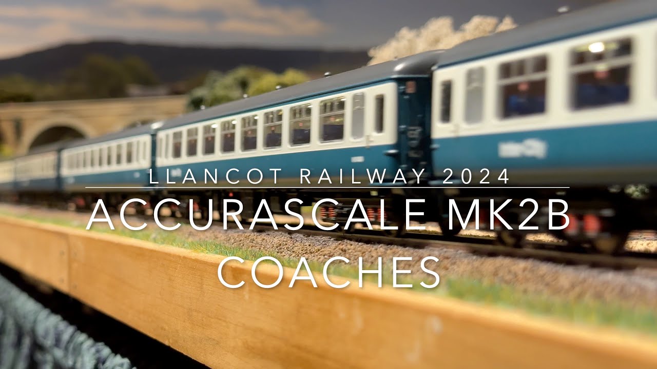 Accurascale Mk2B Coaches - Llancont Railway