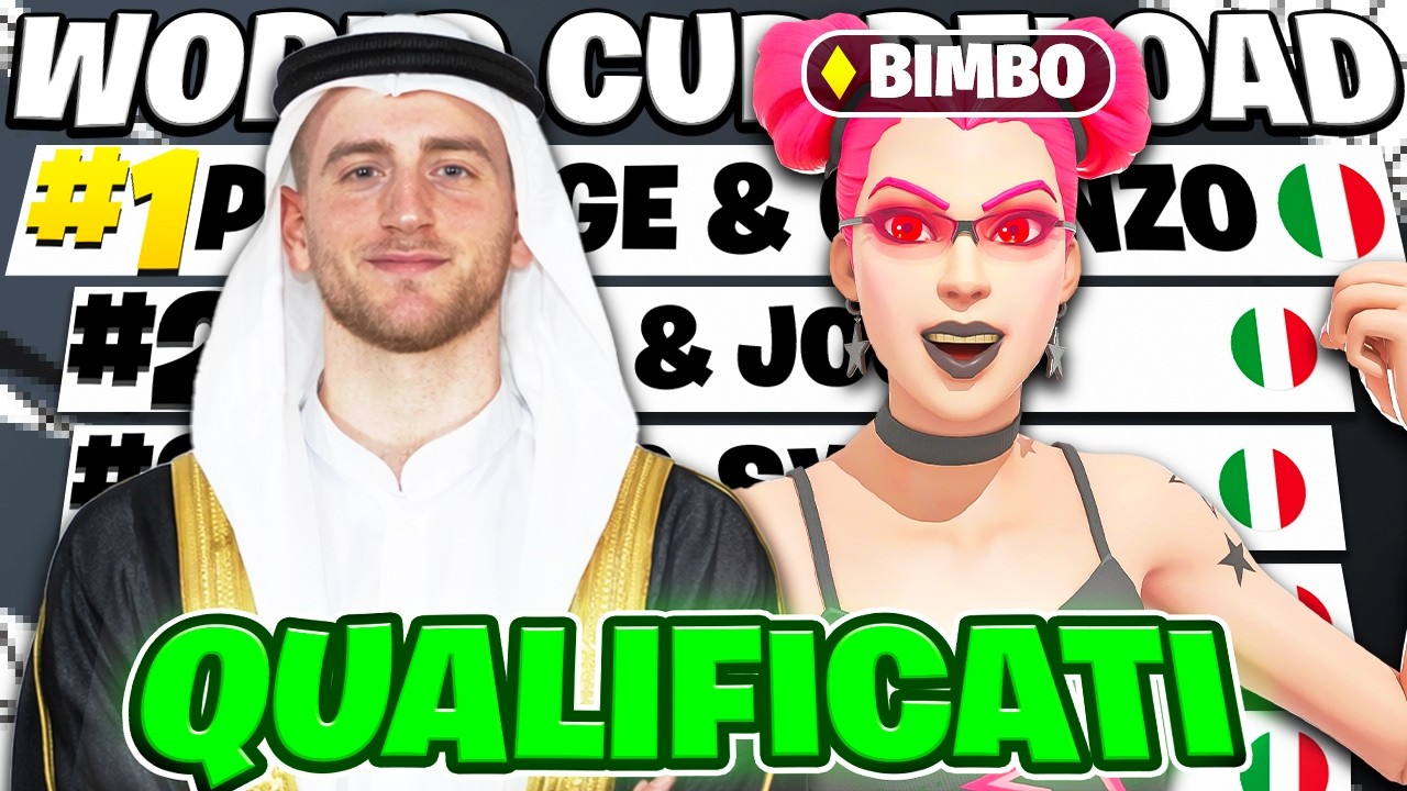 2 ITALIANI QUALIFICATI ALLE FINALI DELLA COPPA DEL MONDO DI FORTNITE...