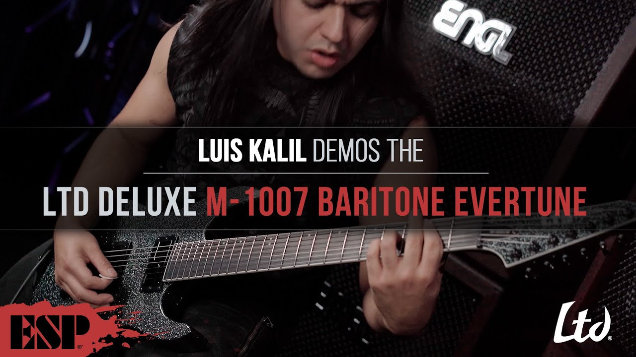 LTD Deluxe M-1007 Baritone EverTune Demo | Luis Kalil | ESP Guitars
