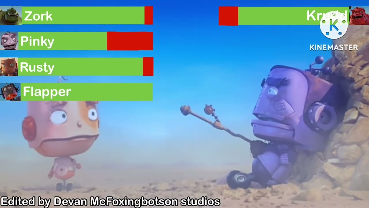The Giant king - stopping the Sun with Healthbars (stop clip video)￼
