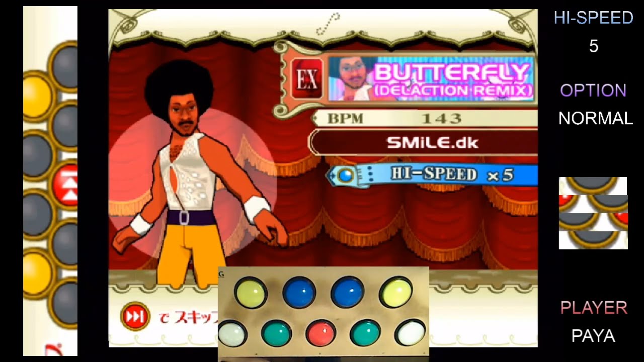 姫トランス / BUTTERFLY(DELACTION REMIX) EX (40) 【CS pop'n music 13】