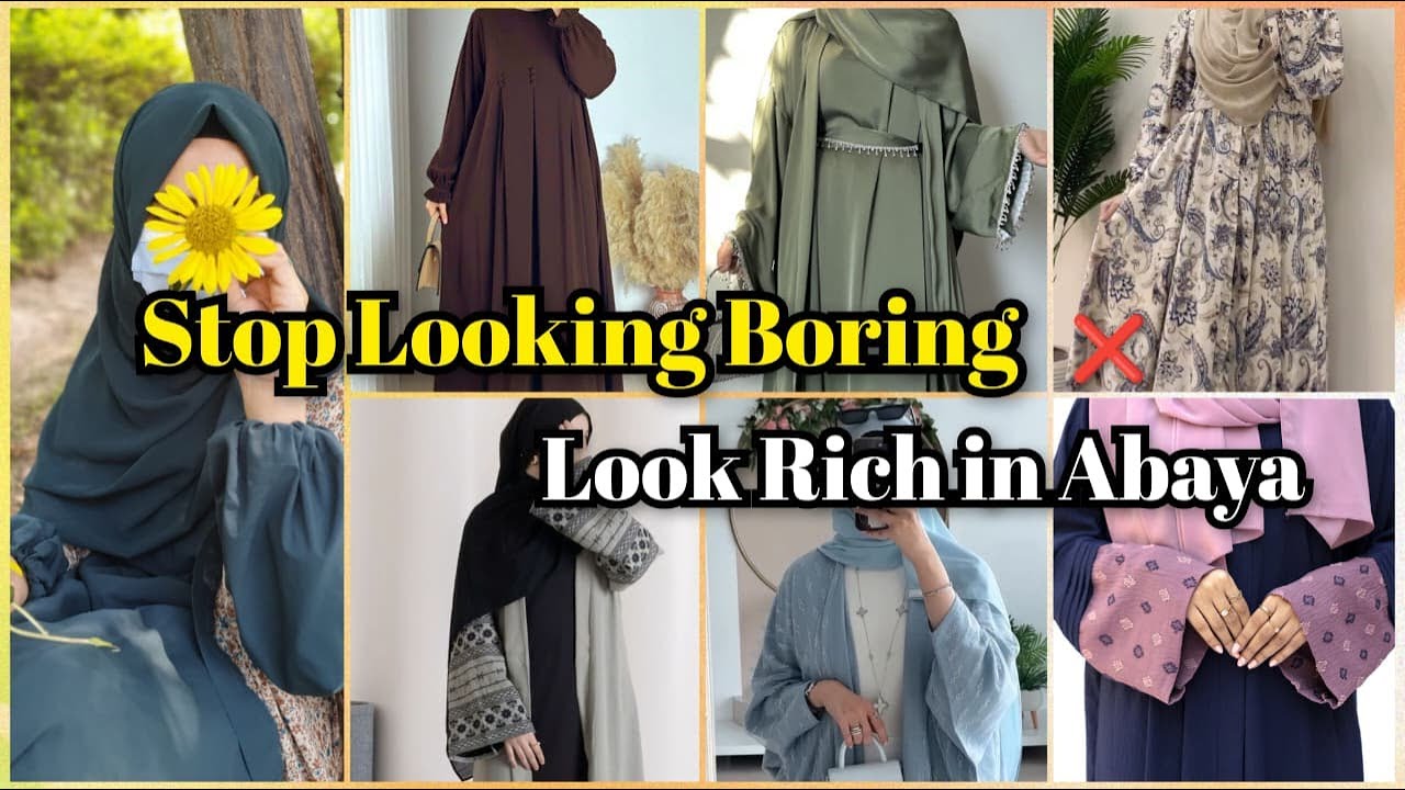 How to Look Rich in an Abaya 💎 | Abaya Styling Tips Every Girl Must Know 💫 | Journey With Fatemah