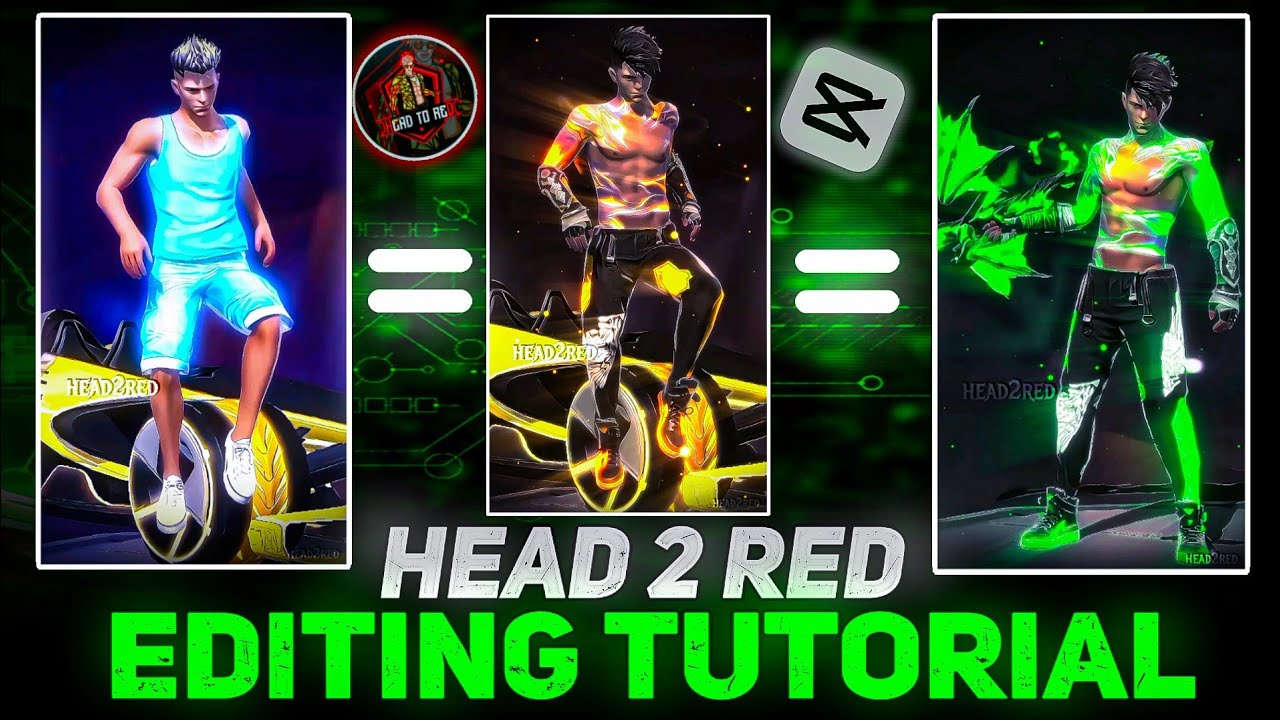 How To Make Glow Like @HEAD TO RED In CapCut || Rainbow Glow Editing Tutorial In CapCut🔥
