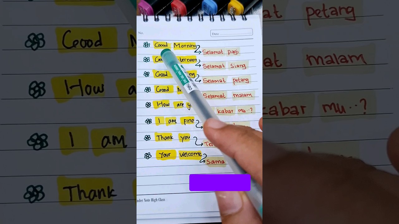 kata sapaan dalam bahasa Inggris #shoot #anakpaud #anaktk #edukasi