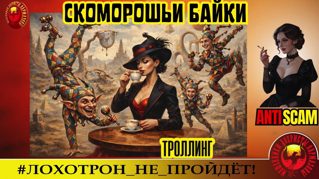 AntiFraud—Питерская Фря: байки нервных скоморохов | Разоблачение мошенничества