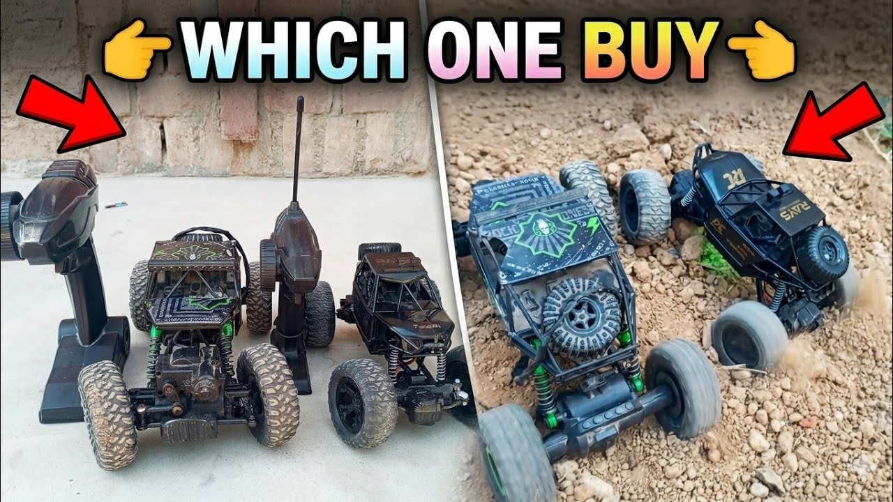 ​HB Rock Crawler vs RC Rock Crawler: Kaun Hai Real King? 🚗🔥@Pankaj_vlogs1k 