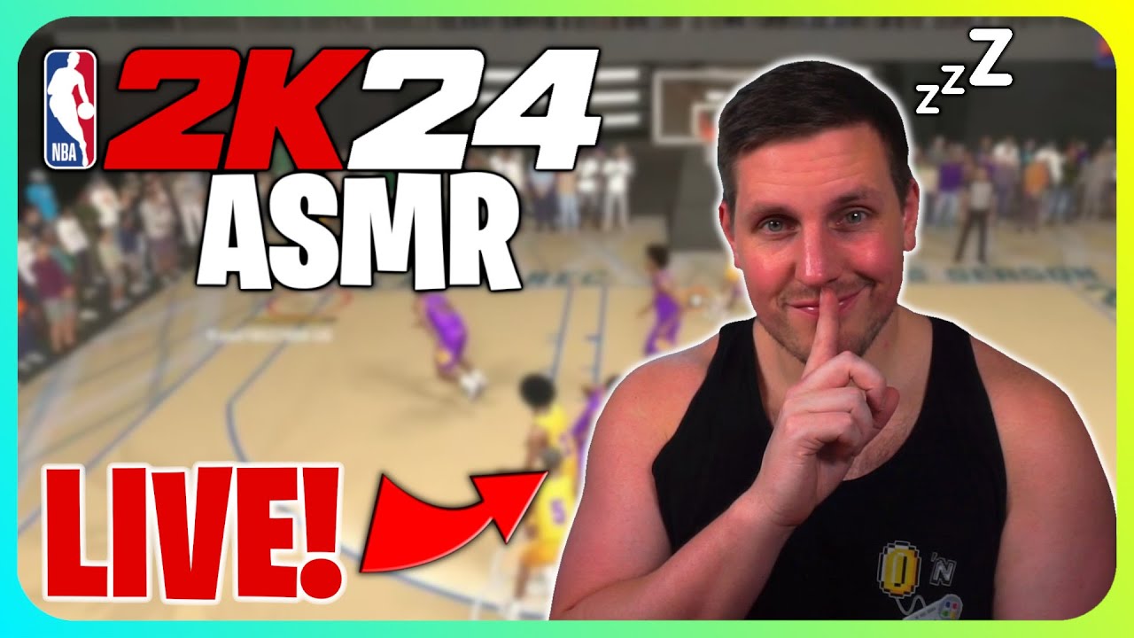 *LIVE* ASMR Gaming | NBA 2K24 No Squads Rec! (Controller Sounds)