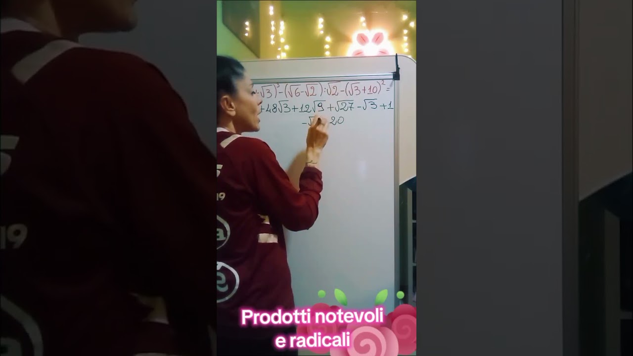Prodotti notevoli e radicali 