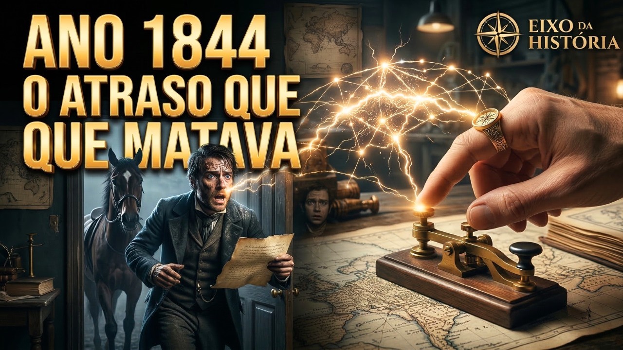 O Telégrafo: A Invenção que Matou o Tempo e Mudou a História (Reconstrução com IA)