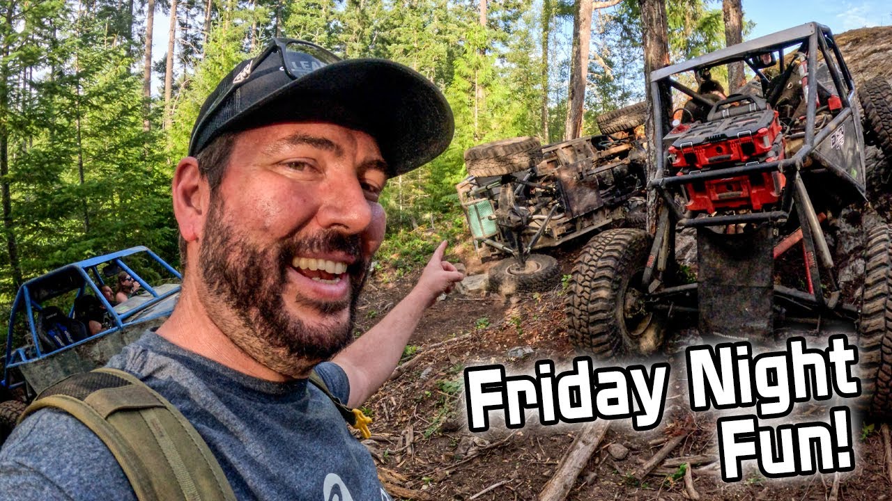 Friday Afternoon Rock Crawling Turns into Night Wheeling